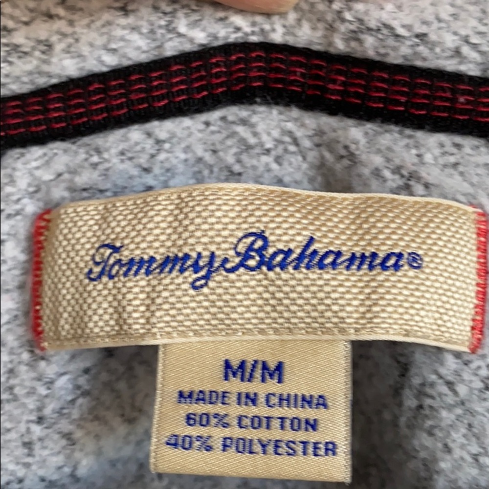 Tommy Bahama Gray Long Sleeve Pullover Sweatshirt - Picture 8 of 10